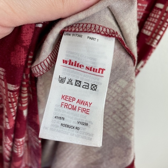 White Stuff red dress size 12 // 1741 - Picture 5 of 7